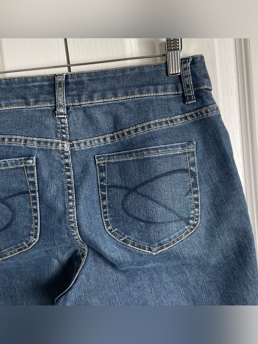 Chico's Platinum Denim Ultimate Fit Slim Leg Jeans Women’s Size 0.5 (S/6) Blue - Picture 8 of 15